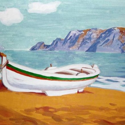 Barque (gouache)