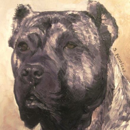 DOGO CANARIO (peinture)