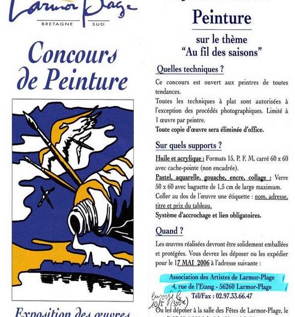 Concours AALP . Lamor Plage (réglement)