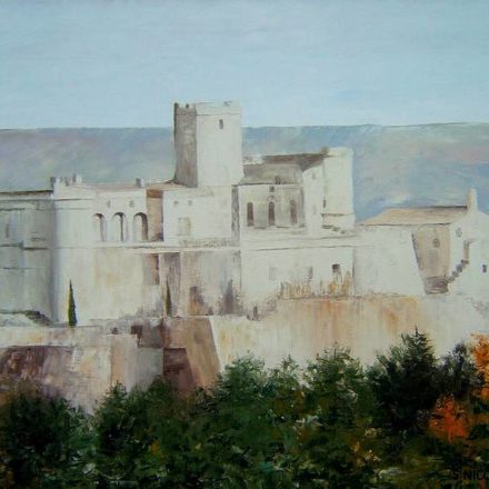 CHÂTEAU DU BARROUX (peinture)