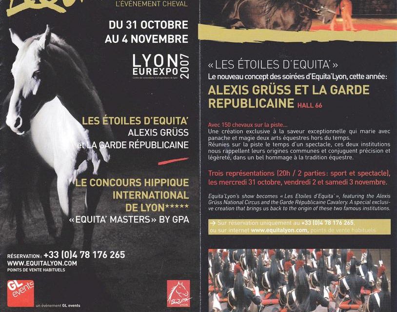 Salon du cheval & du poney LYON EUREXPO . 13ème Edition (brochure)