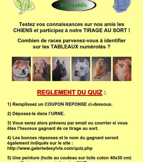 QUIZ panneau réglement