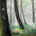 SOUS BOIS . huile couteau