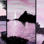 MATINS ROSES . gouache